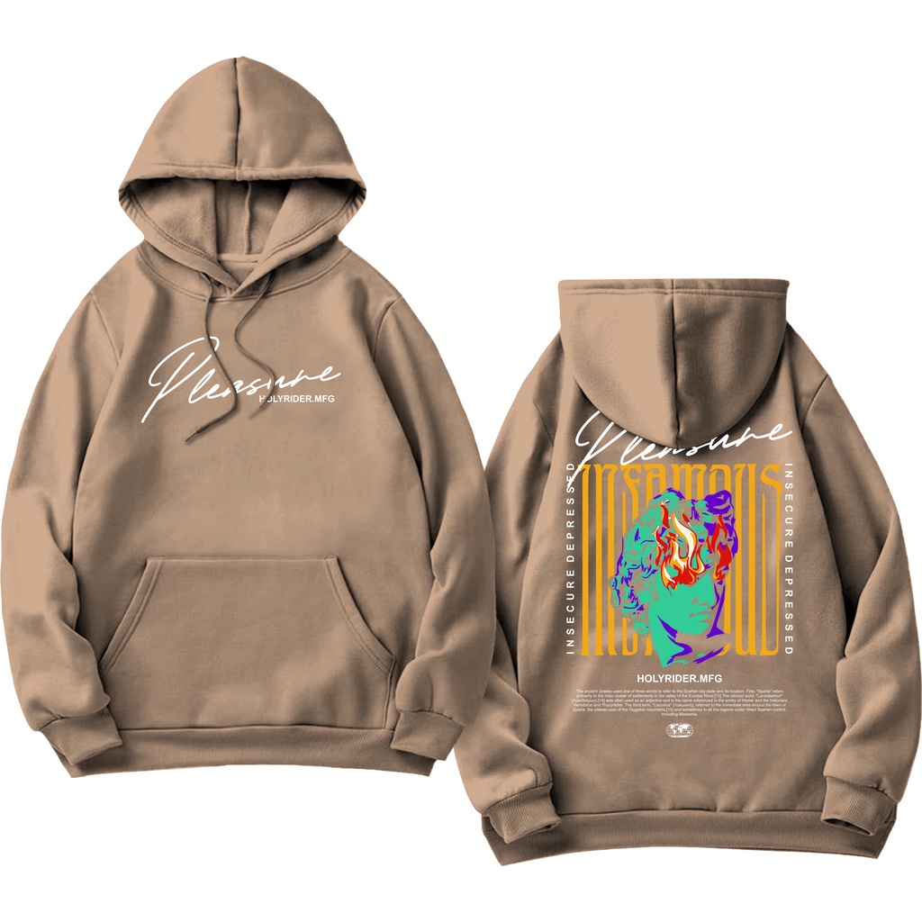 Holyrider Jumper Hoodie Pleasure II Sweater Hoodie HLRD Sablon DTF Fleece Cotton M-XXL (Pria &amp; Wanita) Free stiker&amp;Gantungan Kunci