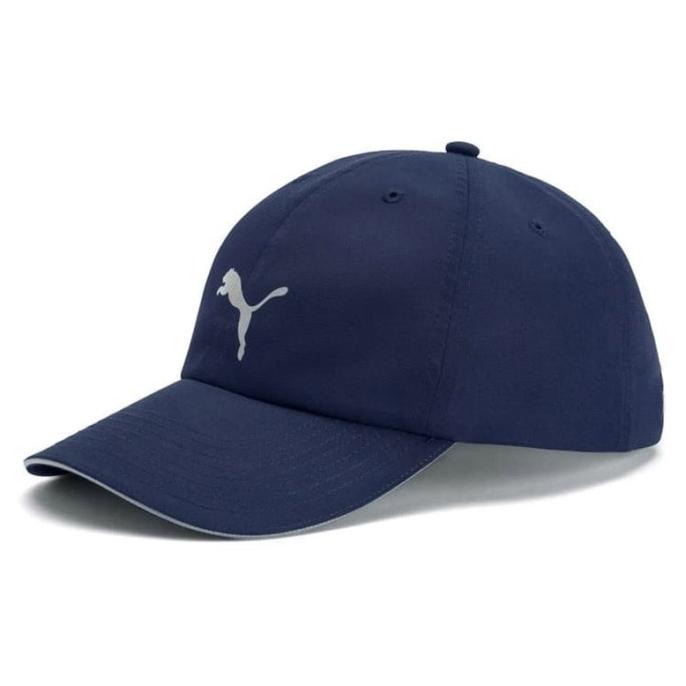 Topi PUMA Running Reflective Cap III DRYCELL Peacoat Navy ORIGINAL
