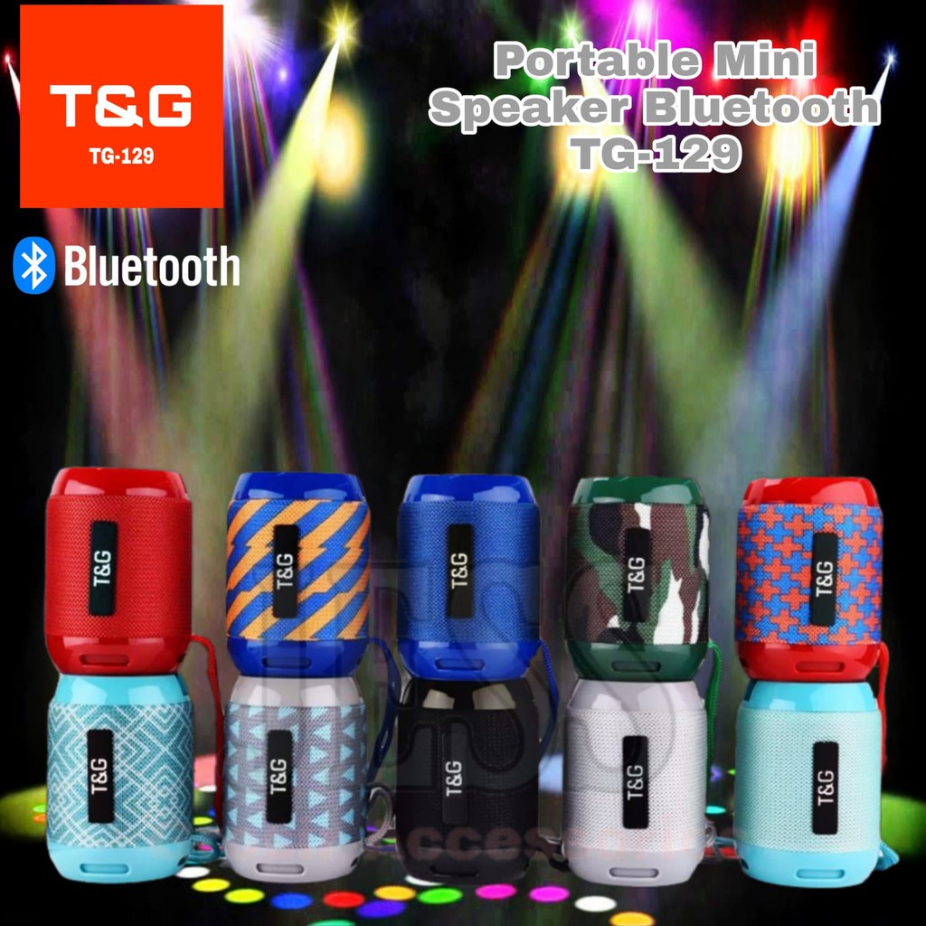 Speaker Bluetooth JBL TG-129 PORTABLE Wireless T&amp;G TG129 STEREO SUPER BASS