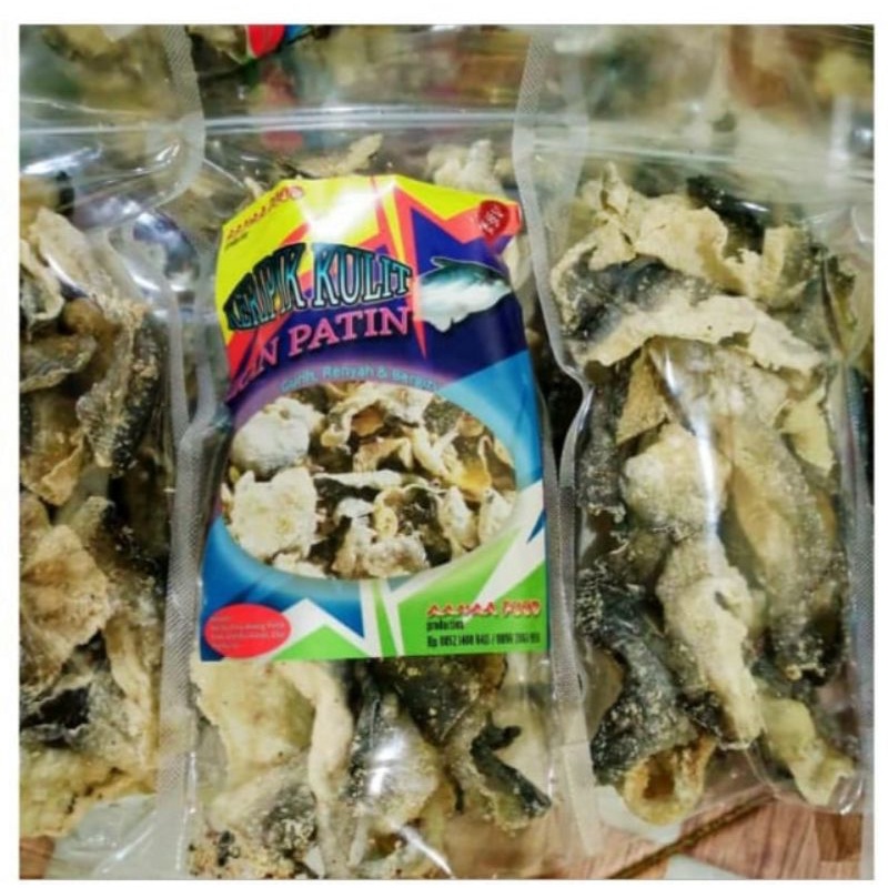 

kripik kulit ikan patin 100 gr