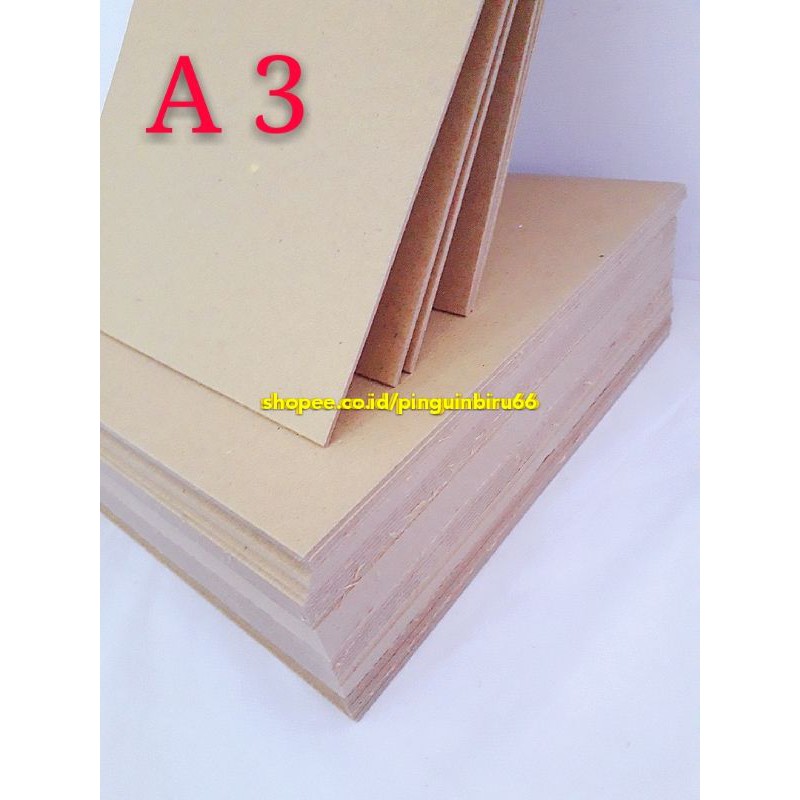 

KARTON BOARD A3 tebal & lebih halus kuat . cut mesin potong