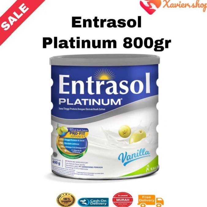 

[COD] Entrasol Platinum Vanilla 800gr [COD]