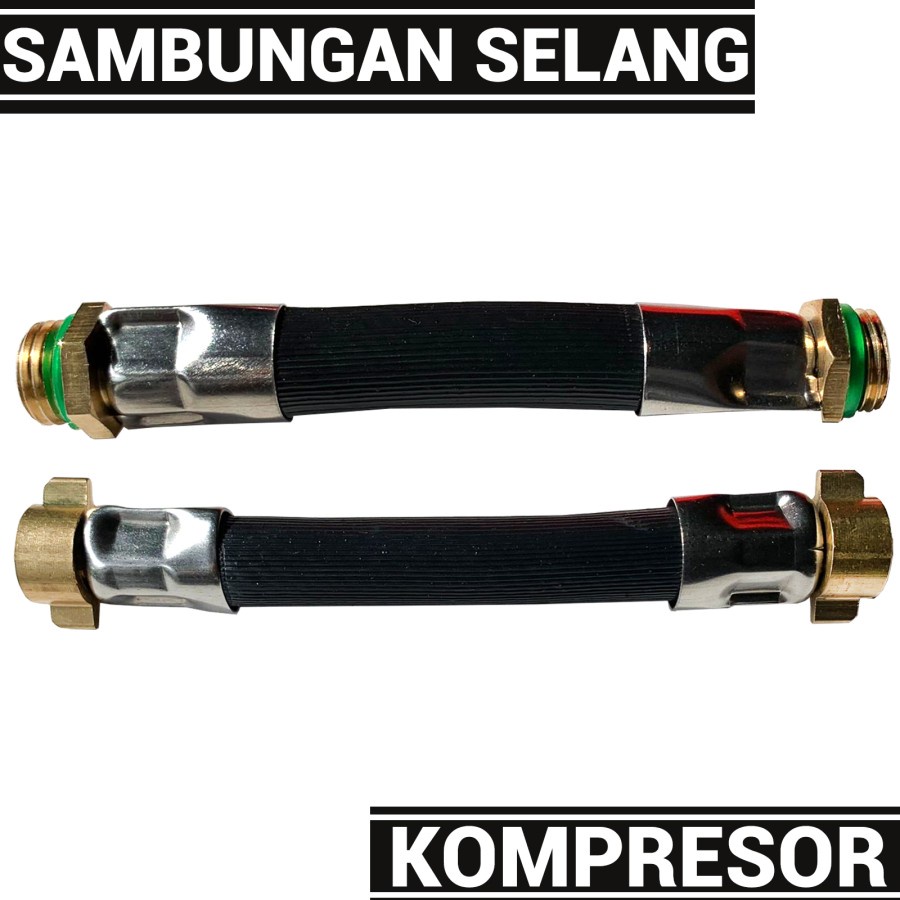 Adapter sambungan selang angin kompresor drat 14mm sanchin jet cleaner
