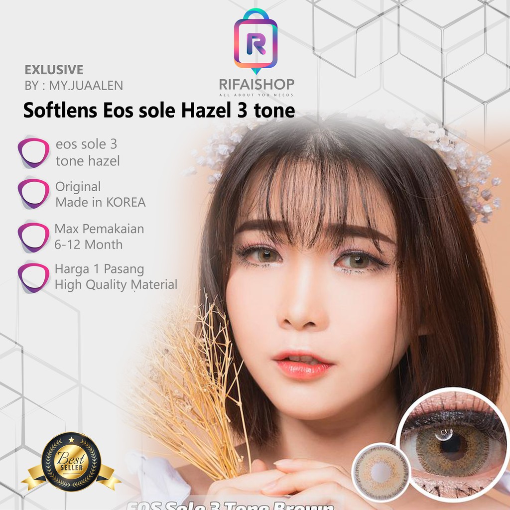 Softlens ORIGINAL Eos Sole Hazel 3 Tone Soft Lens