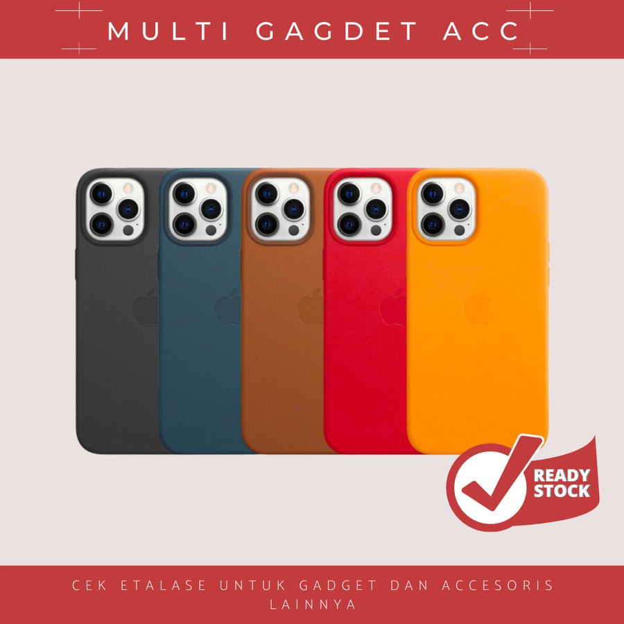 IPHONE 12  / IPHONE 12 MINI / IPHONE 12 PRO / IPHONE 12 PRO MAX LEATHER CASE PREMIUM