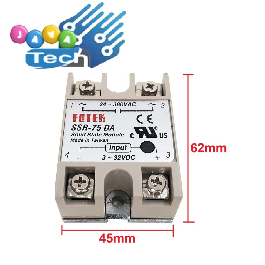 Solid State Relay Fotek SSR-75 DA