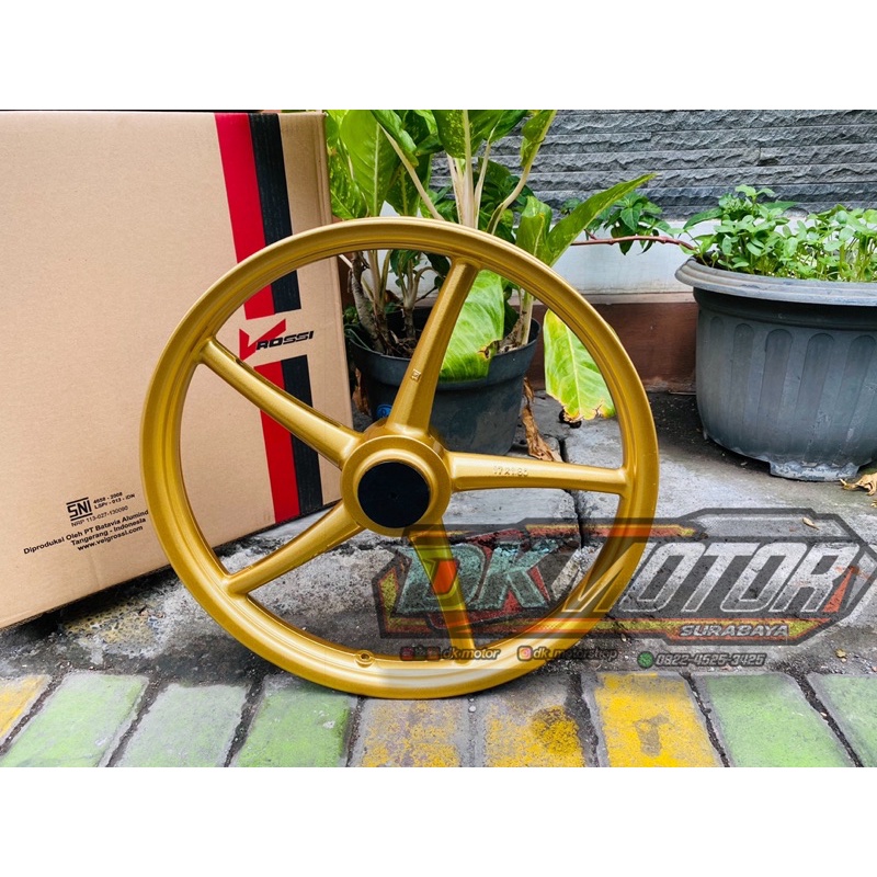Velg Pelg Depan V ROSSI Sprint Sanca Copy Replika RCB Yamaha Gold 160 17