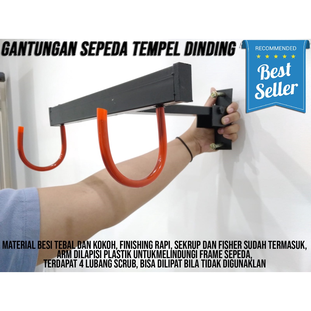 GANTUNGAN SEPEDA / HANGER SEPEDA DINDING