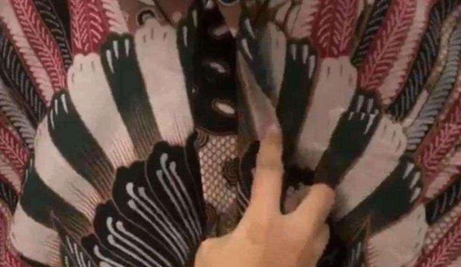 Batik Pria Lengan Panjang Premium Modern Full Furing  Original Produksi Batik Aluna Solo Pcw 005