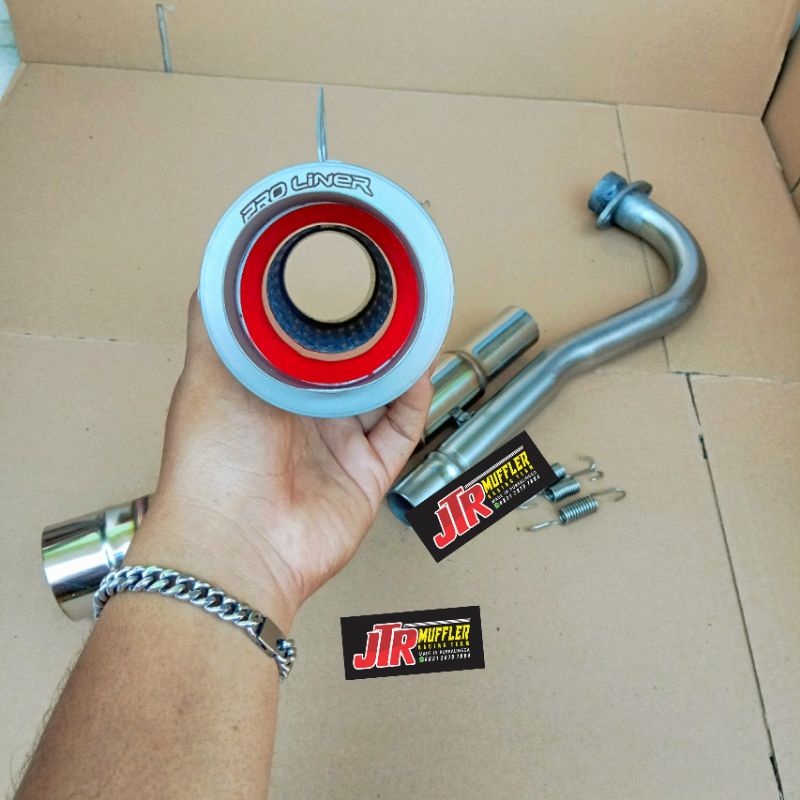 Knalpot PROLINER JUPITER Z1 fullset lengkap