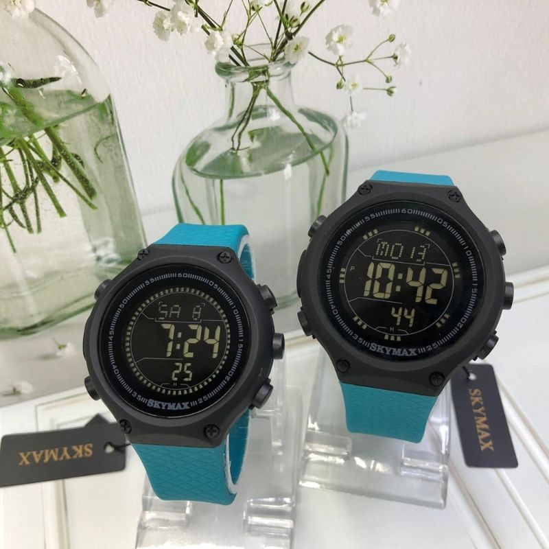 SKYMAX ORIGINAL JAM TANGAN SPORT DIGITAL COUPLE