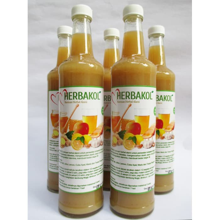 

Jus Herbal Bawang Putih Jahe Lemon Import Cuka Apel Madu HERBAKOL