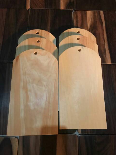 Talenan kayu 34x18 pinus wooden cutting board Pinus gunungan