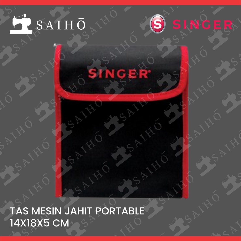 SINGER Tas Mesin Jahit Portable Hitam Sewing Bag