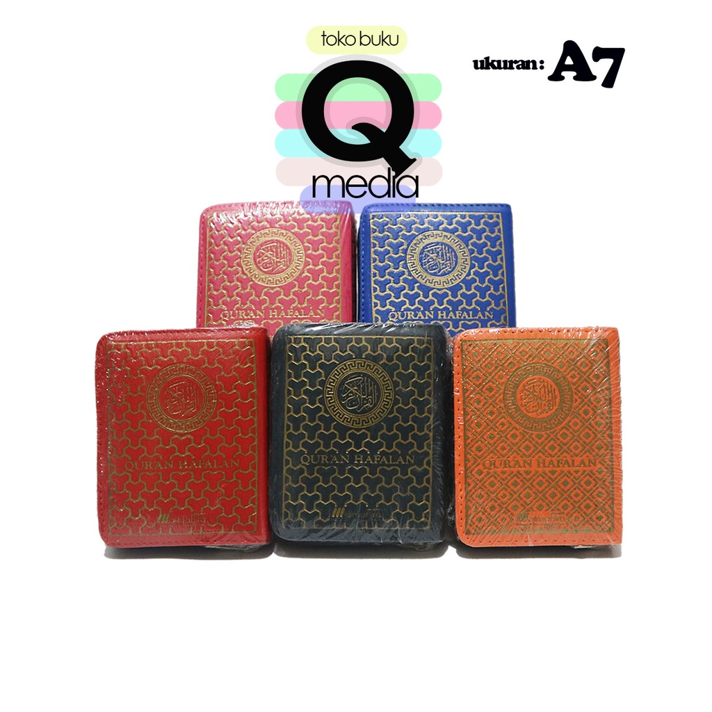 A7 SAKU | Al Quran | Alquran Hafalan SAKU Tanpa Terjemah Resleting Ukuran A7 | ALMAHIRA | Quran Hafa