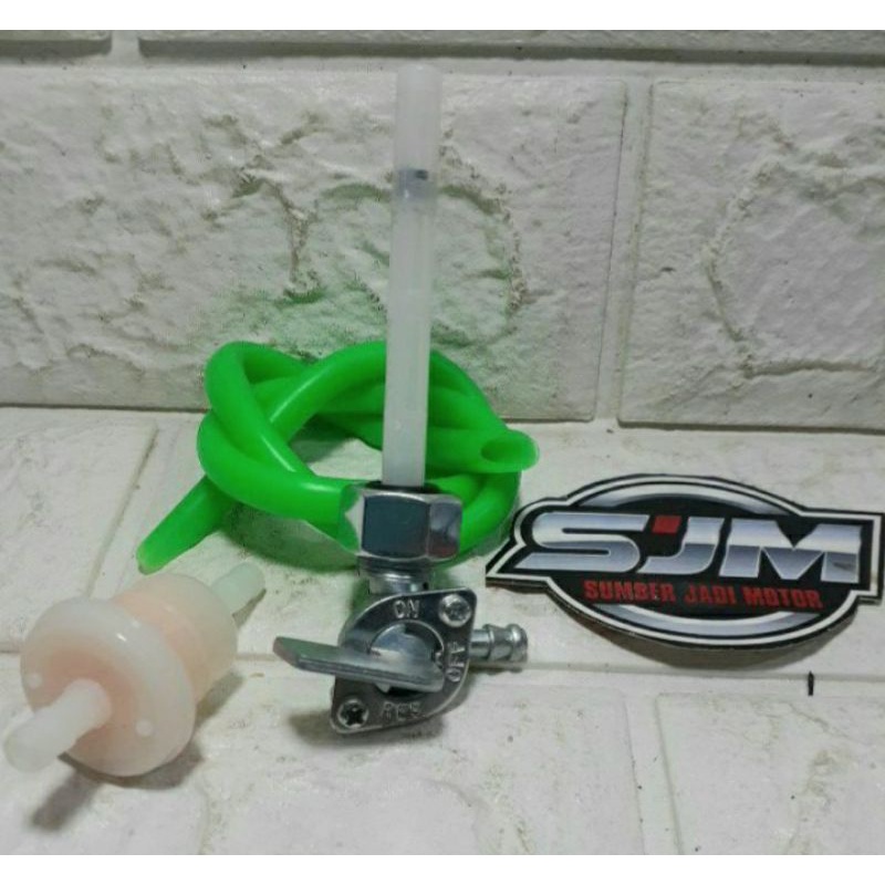 Kran Keran Bensin Yamaha V80 V 80 V75 V 75 Model Praktis SLANG HIJAU