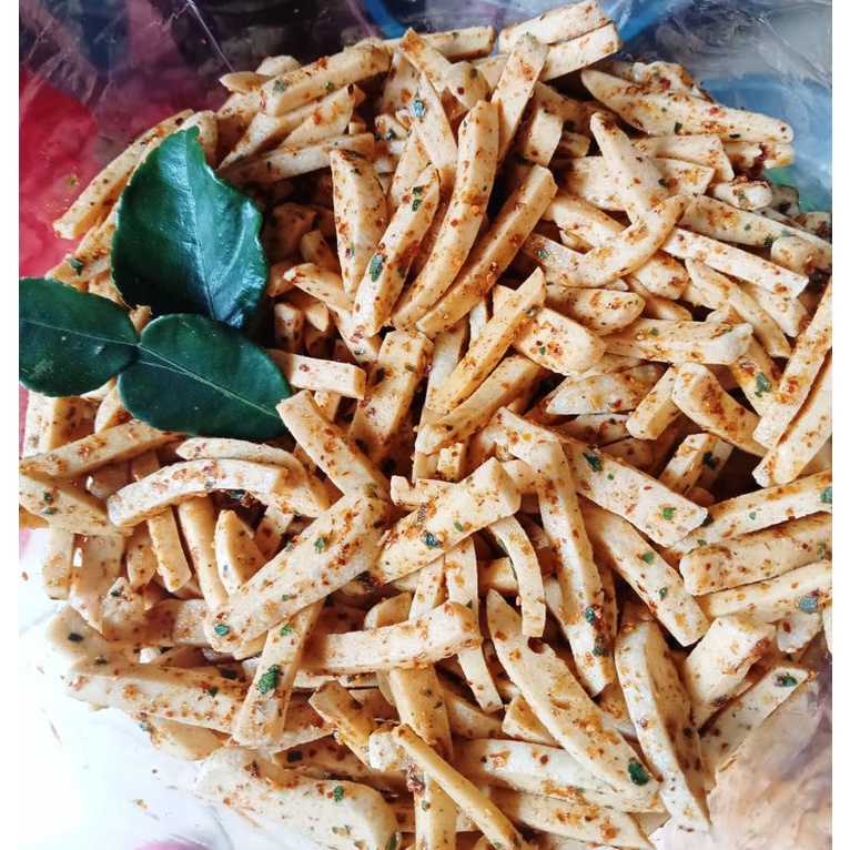 

Basreng pedas daun jeruk tidak alot enak gurih