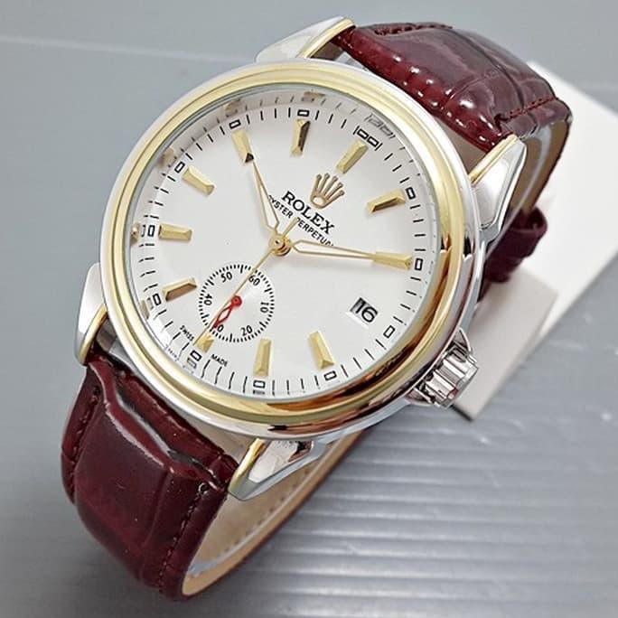 Diskon Jam Tangan Rolex Skeleton Automatic Kulit Terbaru