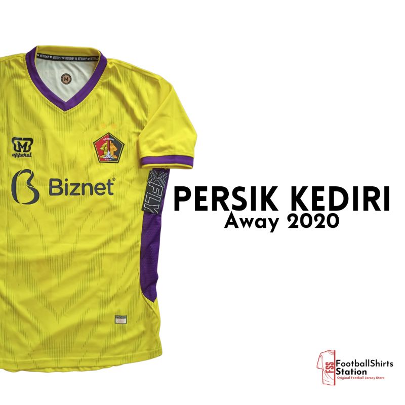 Jersey Persik Kediri Away 2020 Player Issue Size M Nameset Formigao Original MBB