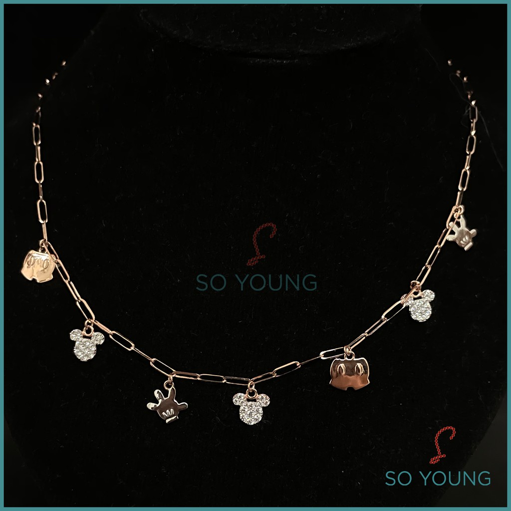 Kalung UBS Disney Mickey Paperclip Kadar 750