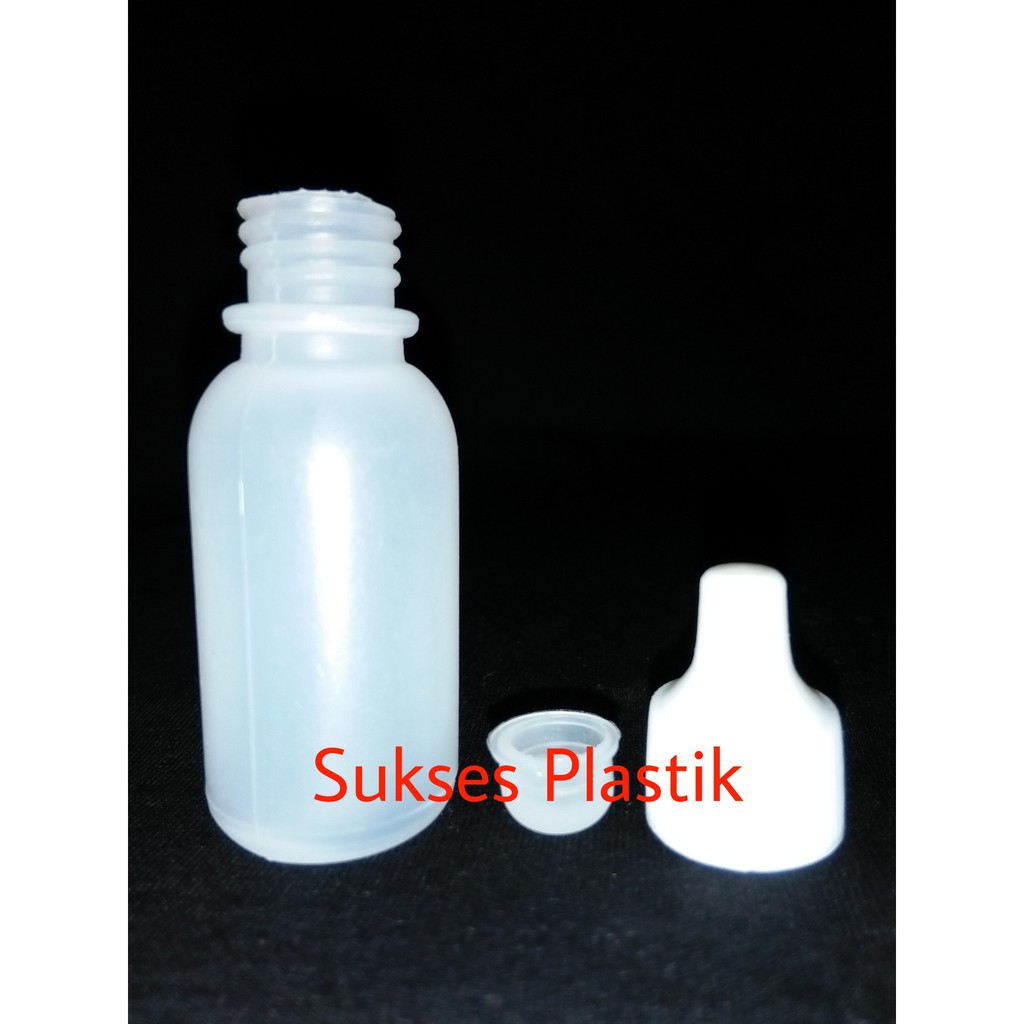 (100 pcs) BOTOL PLASTIK BOTOL LDPE BOTOL OBAT 15 ml PANJANG