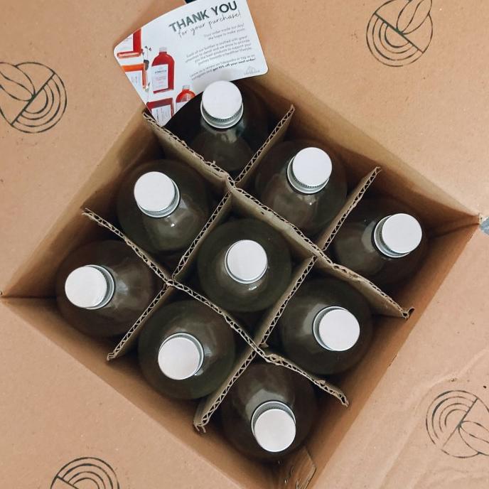 

BOX OF KOMBUCHA BOTTLES - IMLEK, NATAL, KADO ULANG TAHUN, HADIAH FV452CD4