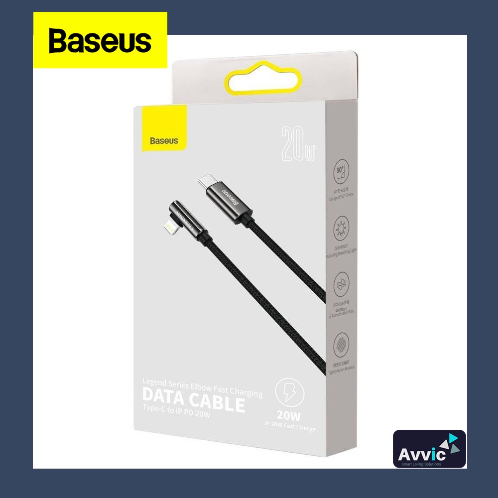 BASEUS Kabel Data Gaming Type C to iPhone PD Fast Charging 20W 1-2M