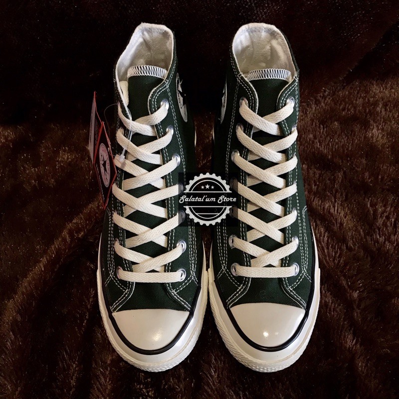 SEPATU CONVERSE 1970S HIGH GREEN ARMY PREMIUM QUALITY