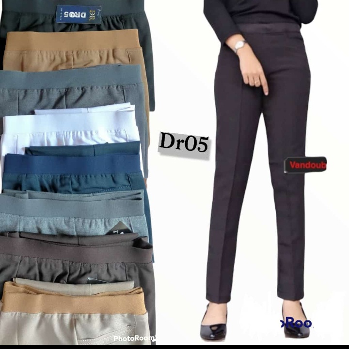 Celana kerja wanita/celana kerja pingang karet/celana kerja terbaru 2022 kekinian