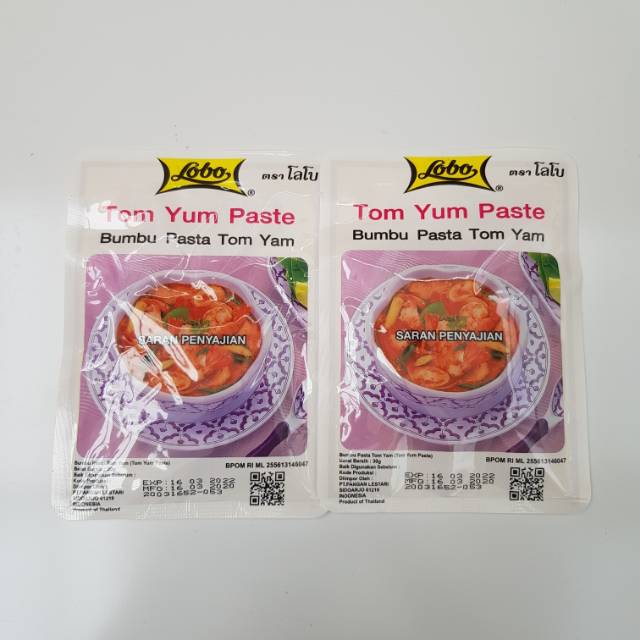 

Lobo Tom Yum paste - Bumbu Tomyum pasta