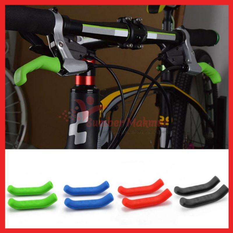 Karet Silikon Pelindung Handle Rem Tangan Sepeda Anak Dewasa BMX MINI LIPAT MTB Gunung