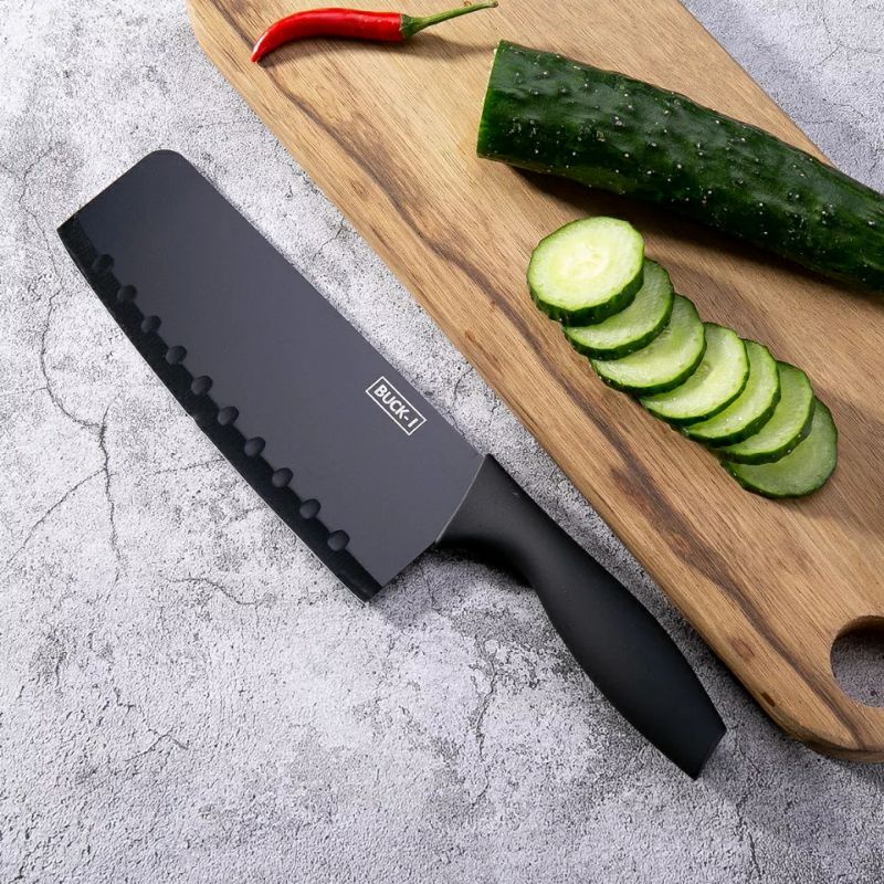 Pisau dapur Hitam 5 in 1 Premium/Knife set black Premium 5 in 1