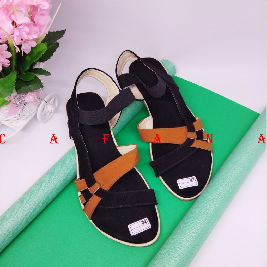 Sandal Wanita Flip Flop Silang SDL54