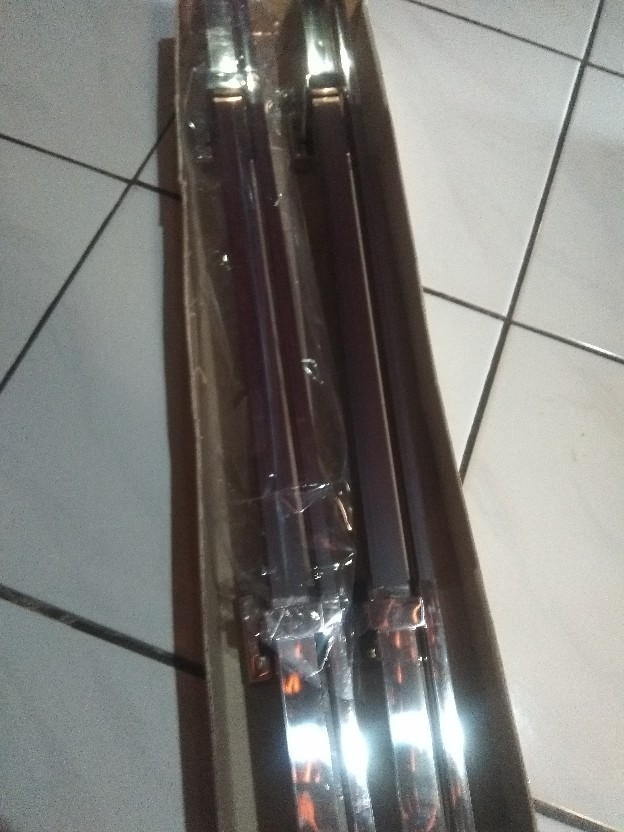 Handle Pintu Rumah Twin M 60 Cm Kayu Gelap Mahoni Maron Kotak Tarikan Pintu Gagang Pintu Kunci Pintu