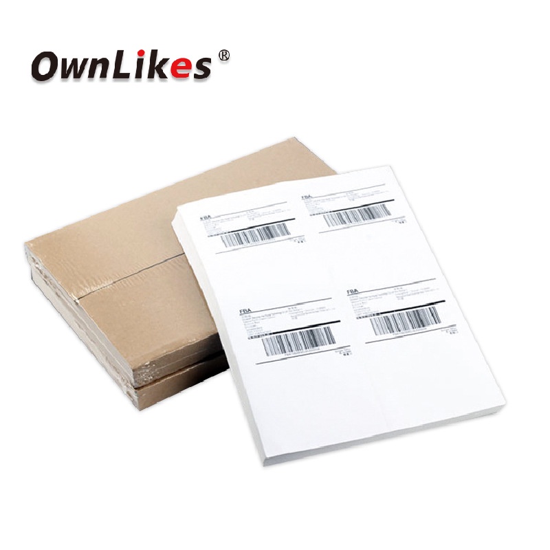 20 Lembar / Pak Stiker Label Printing Ukuran a4 Untuk Gudang / Barcode