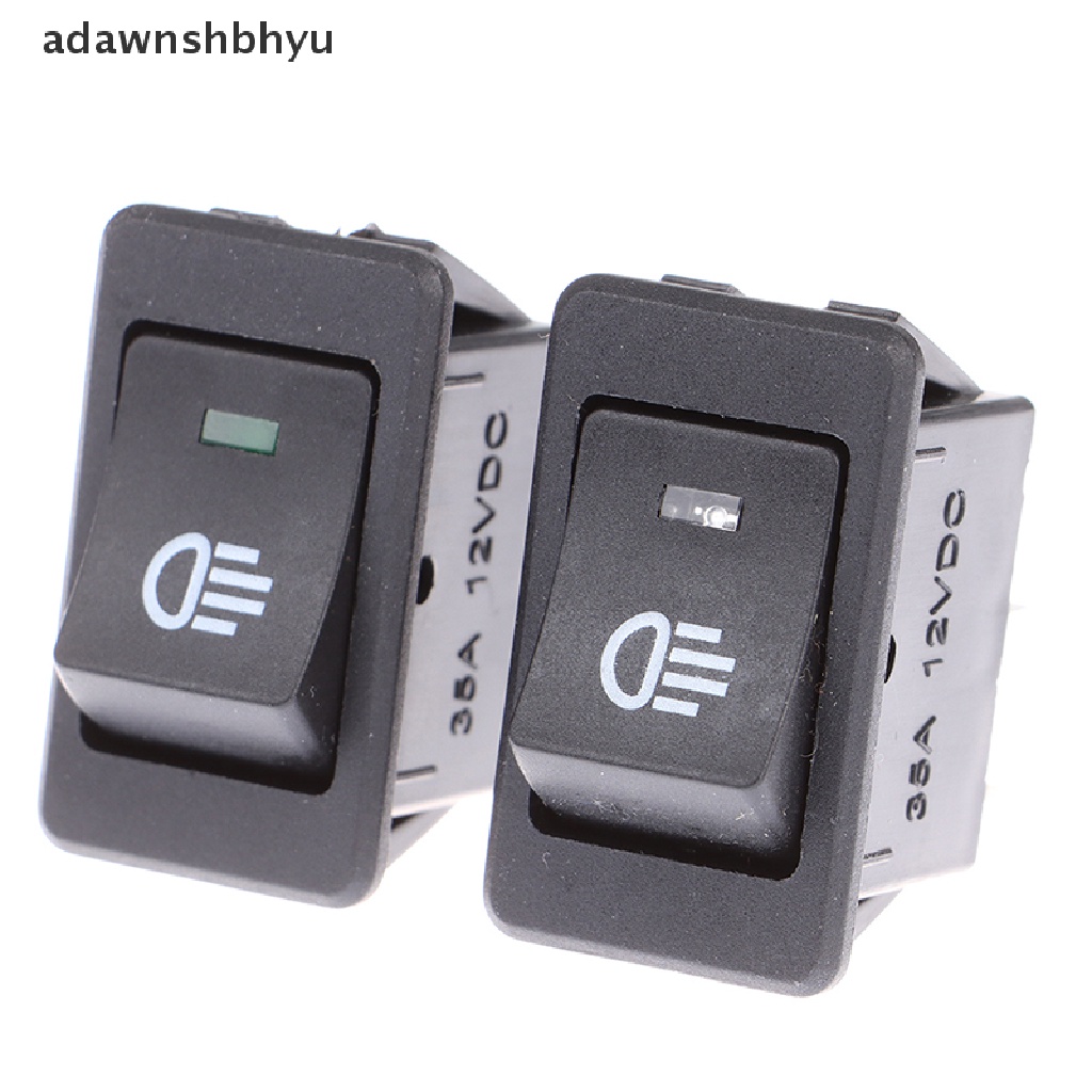 Adawnshbhyu 2posisi 4pin LED 12V 35A Saklar Lampu Kabut Refitting Mobil