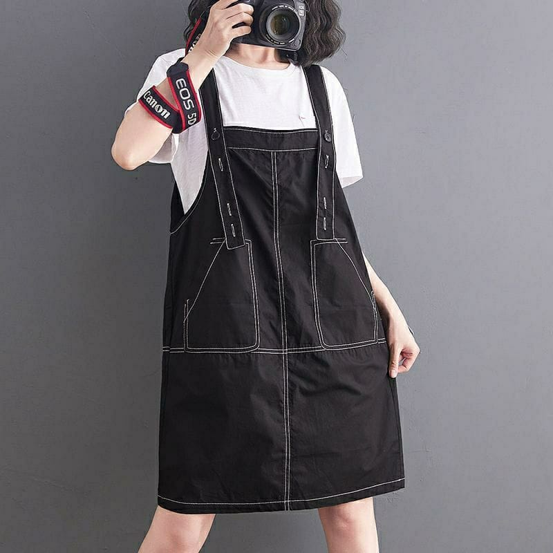 Overall raindeer dress FX //Overall wanita