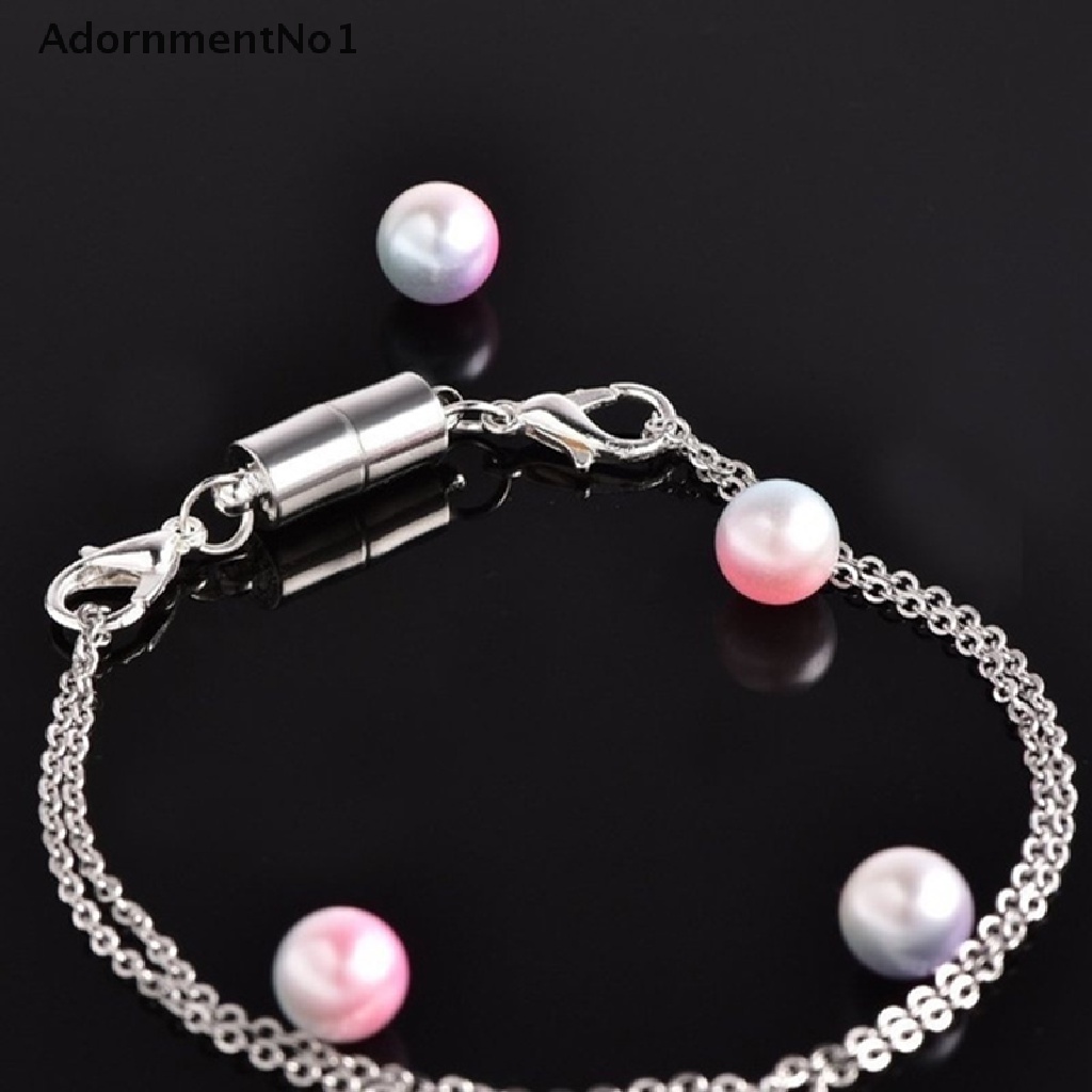 (AdornmentNo1) Gesper Magnet Oval Untuk Konektor Gelang / Kalung DIY