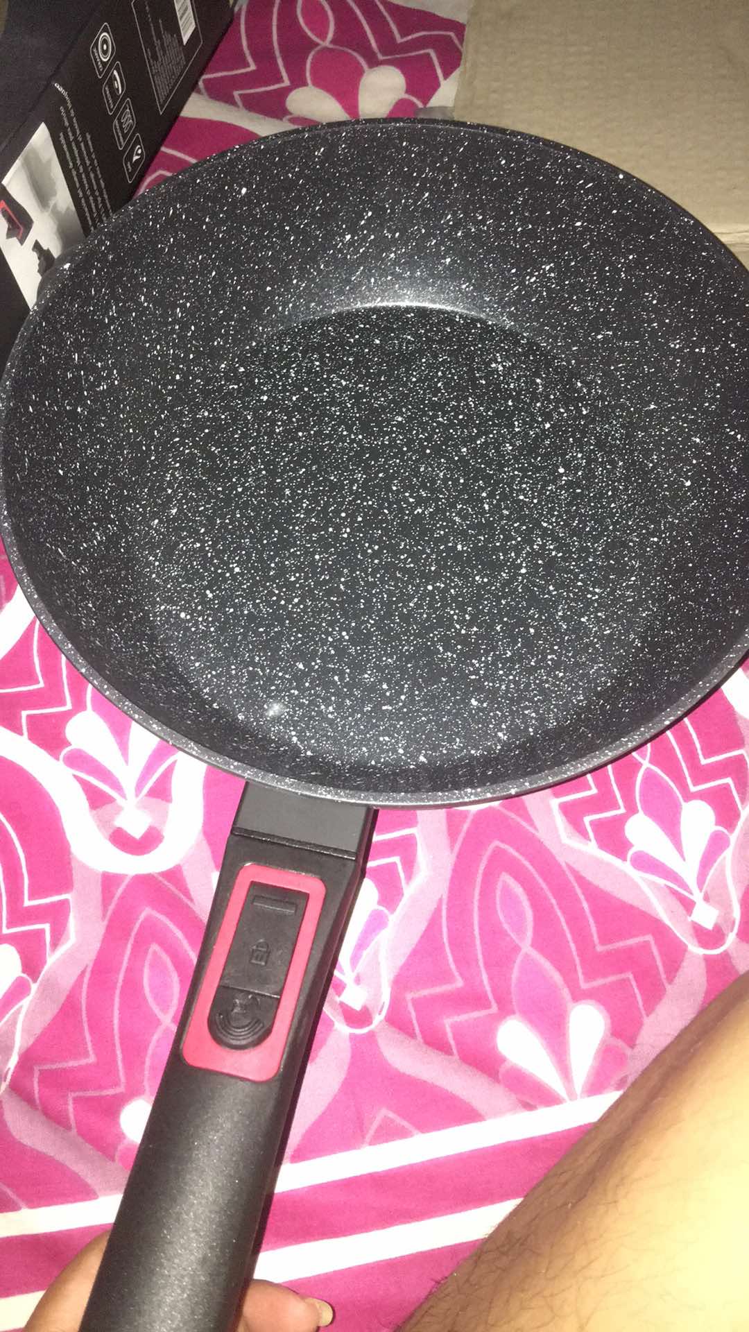 Granite Panci Fry Pan Grill Pan Casserole Marble Granit Granite Penggorengan Pemanggang Anti Lengket