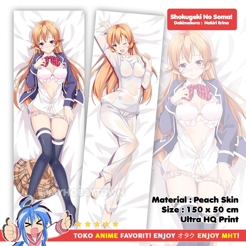 Sarung Bantal Anime Dakimakura Shokugeki no Soma : Nakiri Erina