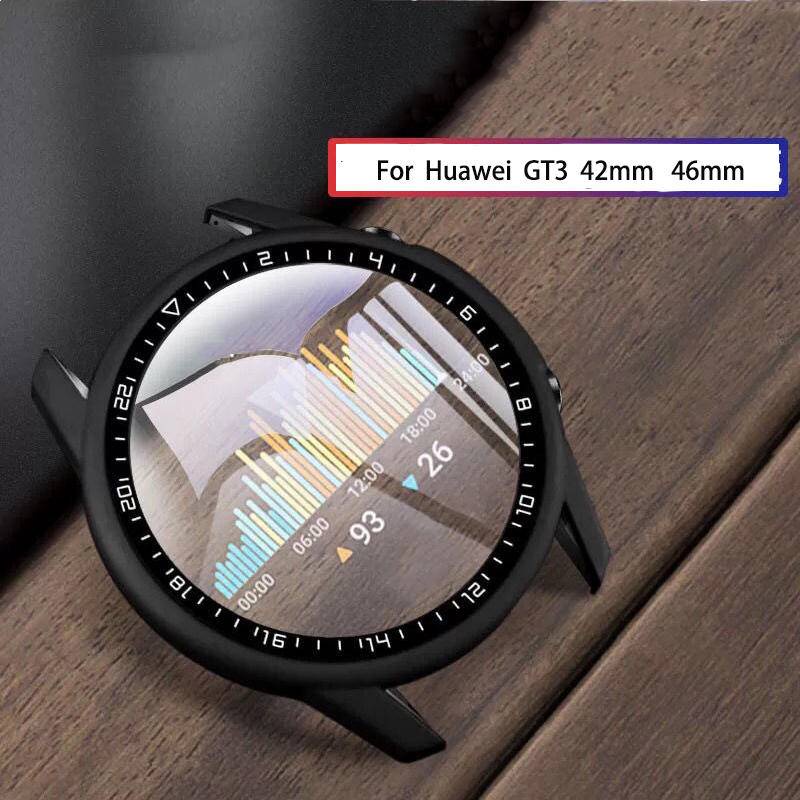 Case Pelindung Layar Full Cover Bumper 42mm 46mm Untuk Huawei GT3 42mm 46mm