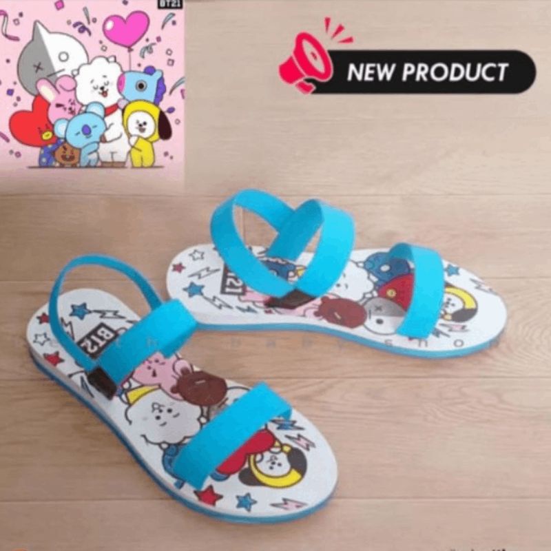 Sandal Gunung Anak Perempuan BT Karet