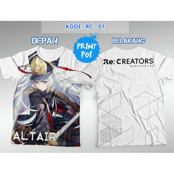 Recreators Altair [Kaos FullPrint Anime] Print Poi