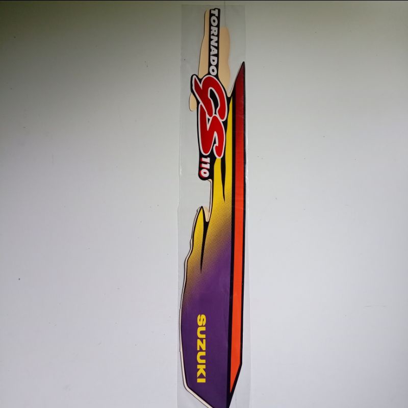 striping sticker Suzuki GS Tornado 1995 hitam ungu