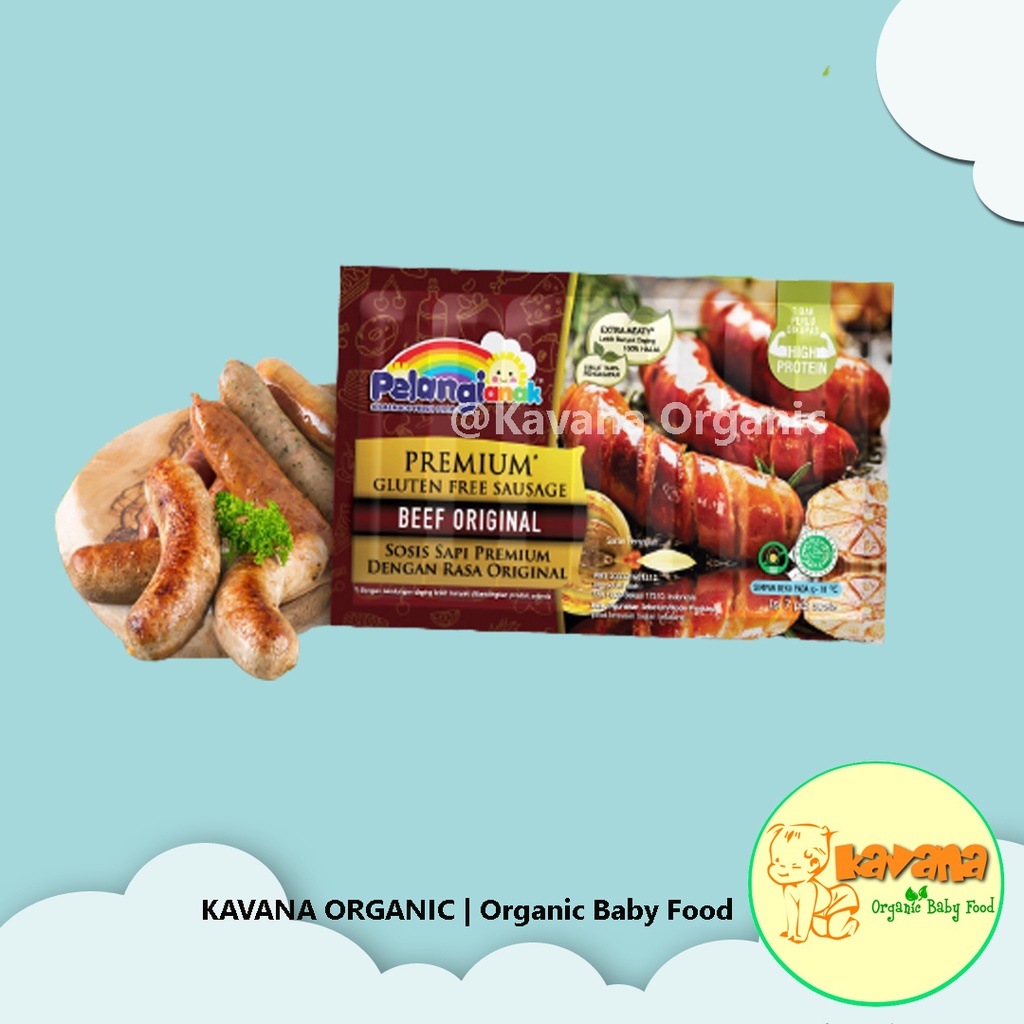 

Gluten Free Sausage Beef Original/ Sosis Beef Original by Pelangi Anak