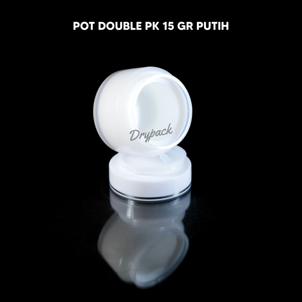 POT DOUBLE PK 15 GR PUTIH