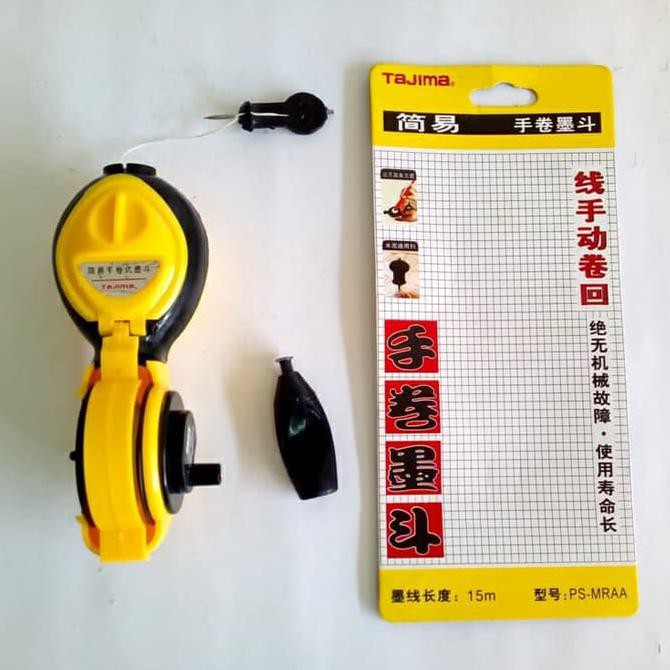 

UPDATE SIPATAN TINTA/ CHALK LINE/BENANG SIPAT TUKANG 15 METER TAJIMA (KODE 001)