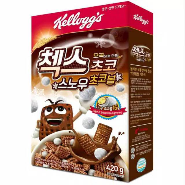 

(PO KOREA) CHEX CHOCO SNOWBALL CEREAL 420GRAM - ORIGINAL KOREA