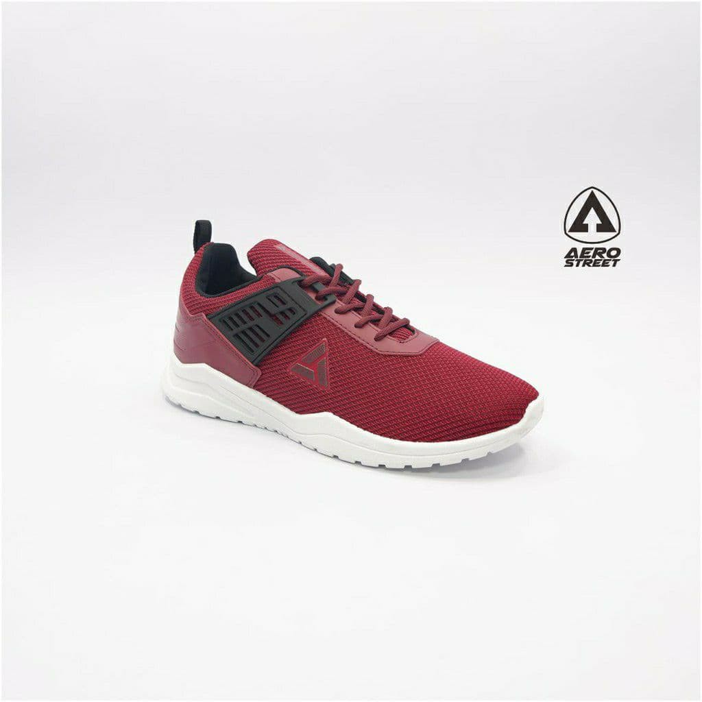 Aerostreet Toyamaki Maroon Sepatu Sneakers Casual 40 Aero Street