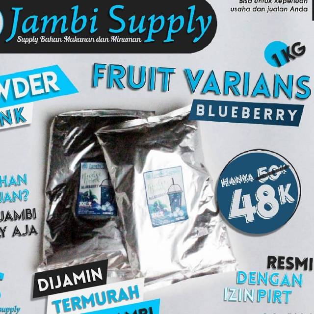 

Bubuk minuman blueberry